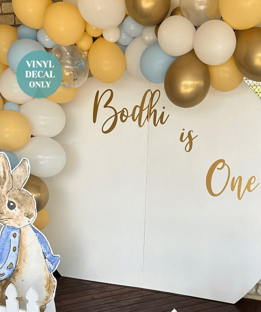 First Birthday Party Wall Sticker