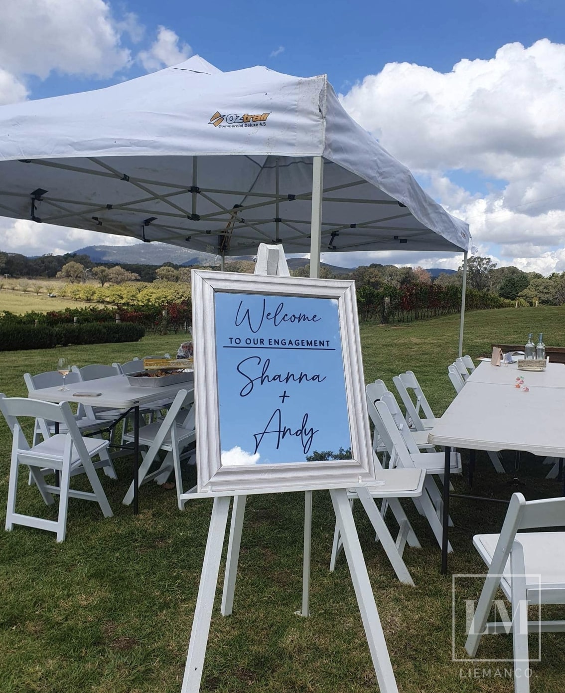 Personalised Wedding Entrance Decal for DIY Sign