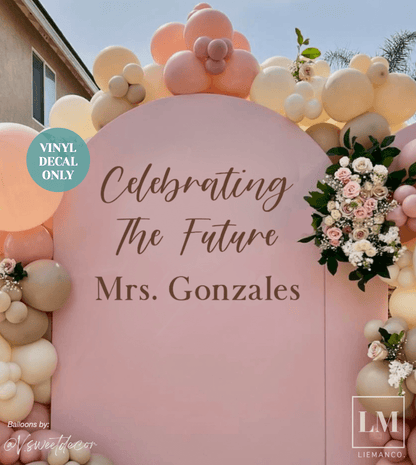 Celebrating the Future Mrs Vinyl Decal