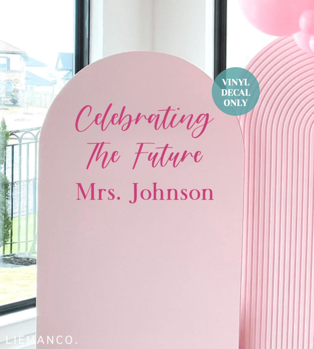 Celebrating the Future Mrs Vinyl Decal